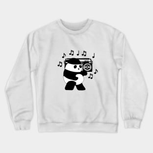 Boom Box Panda Crewneck Sweatshirt